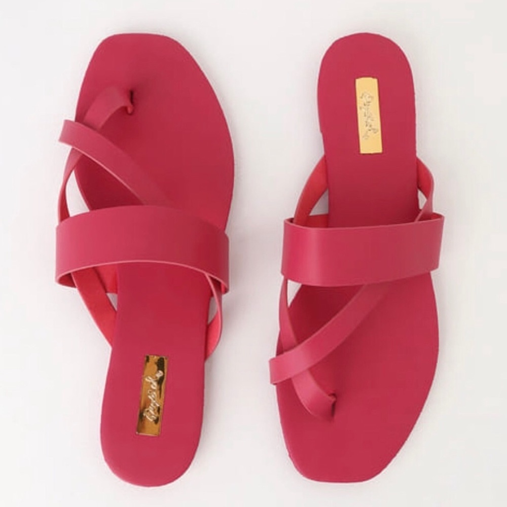 🍾HOST PICK🍾 Criss Cross Strappy Sandal - Fuchsia - Picture 5 of 6